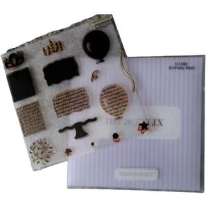 CTMH STAMP SET D1086 Birthday Bash,‎ Retired! Close To My Heart